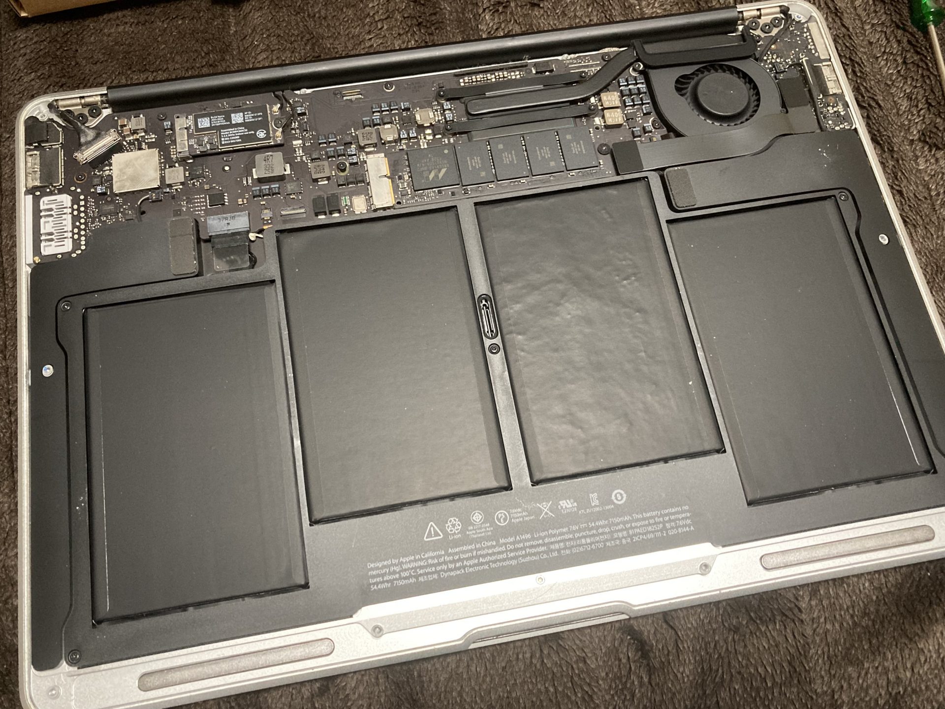 2013年に購入したMacBook Air 13インチのバッテリーを交換してみた 